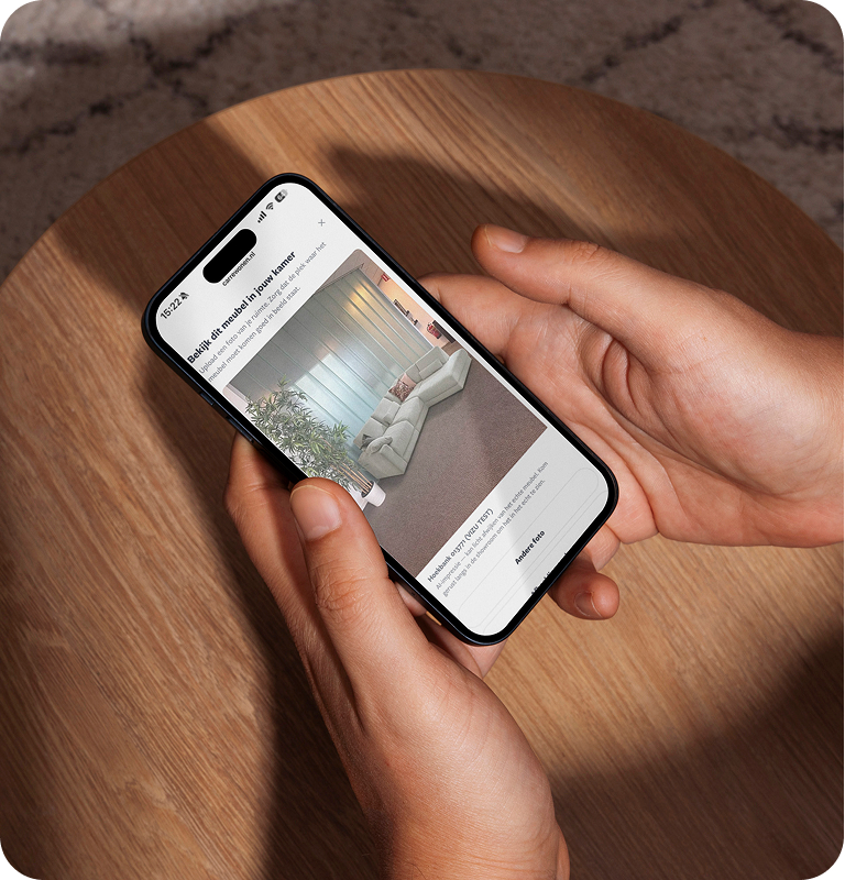 Sichere Anwendung bei Carré Wonen AR-Produktvisualisierung