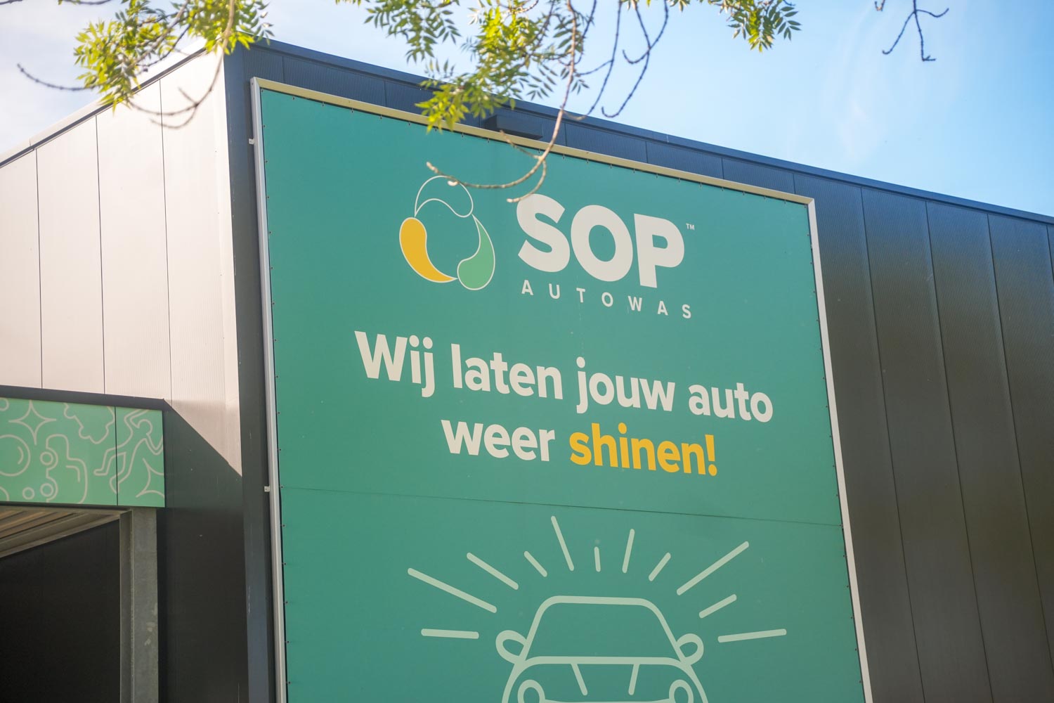 Signing wasstraat — SOP Autowas